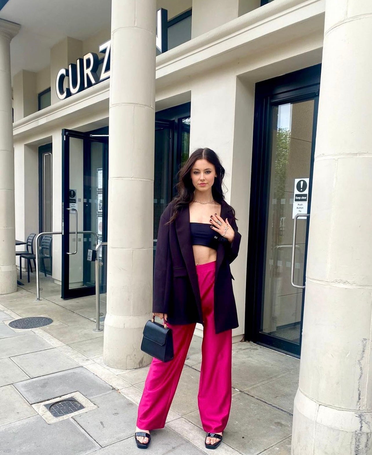 Spotted! The LAILA Mini in Midnight Black with Amelie Crouch at the Casablanca Beats Screening!