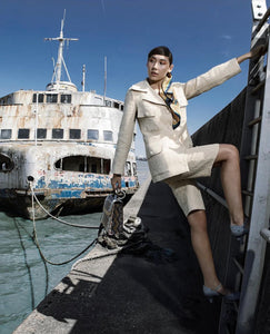 BOVENUE’s Noura in Mulberry Purple featured in Pap Magazine’s Distant Summer exclusive editorial
