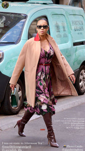 Spotted! Precious Muir seen with her LAILA Mini in Jungle Green!
