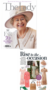 Laila handbag featured in The Lady's Magazine - Queen Elizabeth's Platinum Jubilee Issue